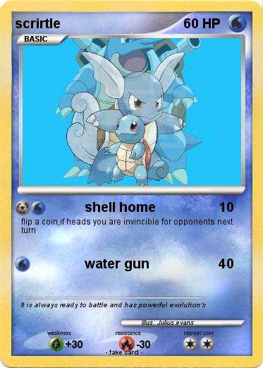 Pokemon scrirtle