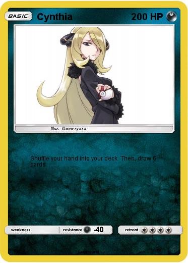 Pokemon Cynthia