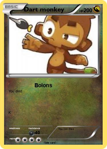 Pokemon Dart monkey