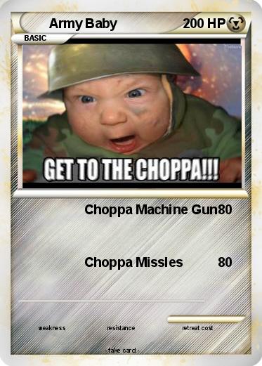 Pokemon Army Baby