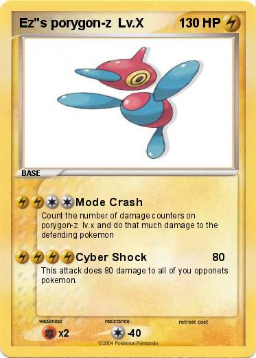 Pokemon Ez"s porygon-z  Lv.X