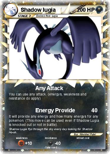 Pokemon Shadow lugia