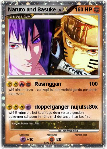 Pokemon Naruto and Sasuke