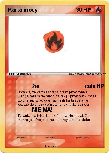 Pokemon Karta mocy