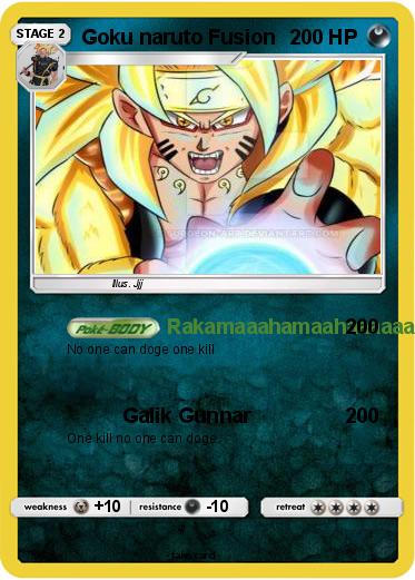 Pokemon Goku naruto Fusion