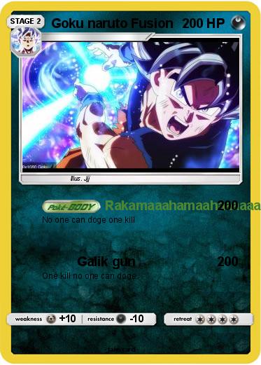 Pokemon Goku naruto Fusion