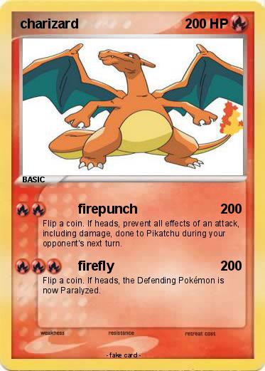 Pokemon charizard