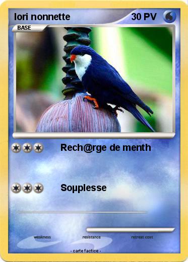 Pokemon lori nonnette