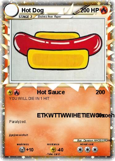 Pokemon Hot Dog