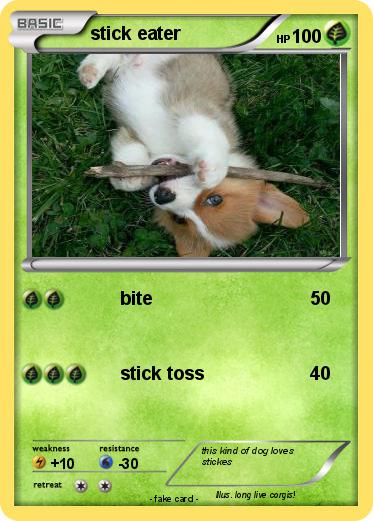 Pokemon stick eater
