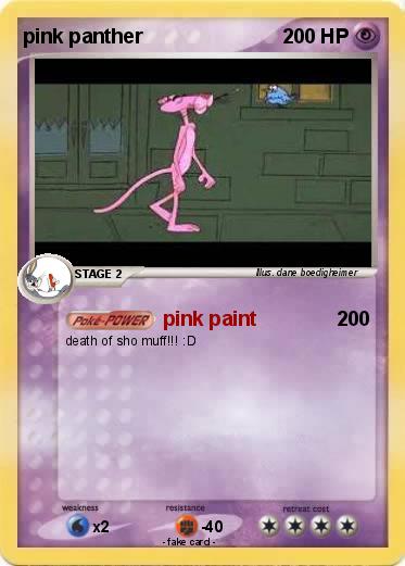 Pokemon pink panther