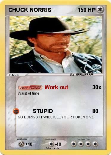 Pokemon CHUCK NORRIS
