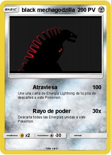 Pokemon black mechagodzilla