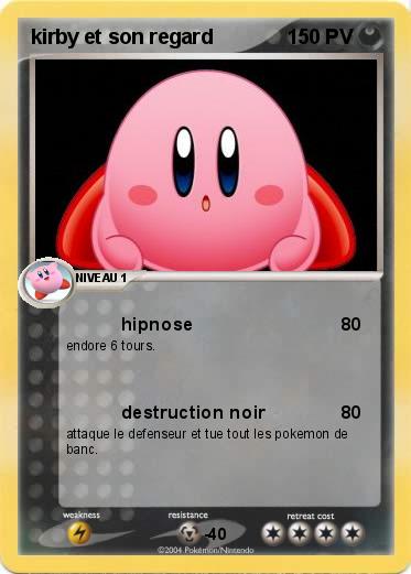 Pokemon kirby et son regard