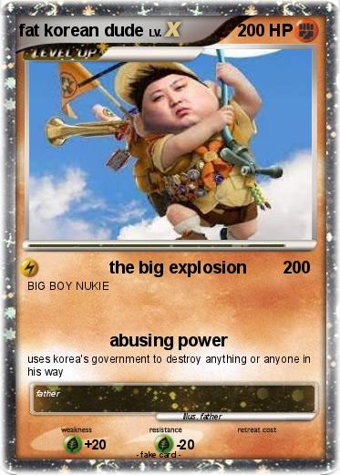 Pokemon fat korean dude