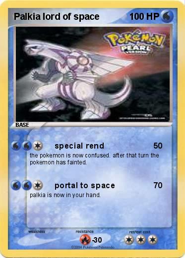 Pokemon Palkia lord of space