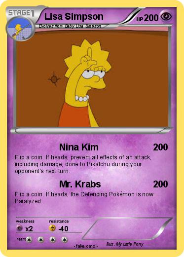 Pokemon Lisa Simpson