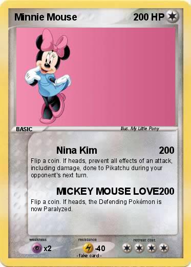 Pokemon Minnie Mouse