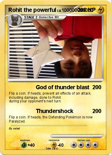 Pokemon Rohit the powerful