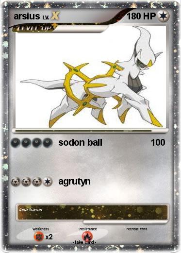 Pokemon arsius