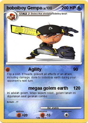 Pokemon boboiboy Gempa