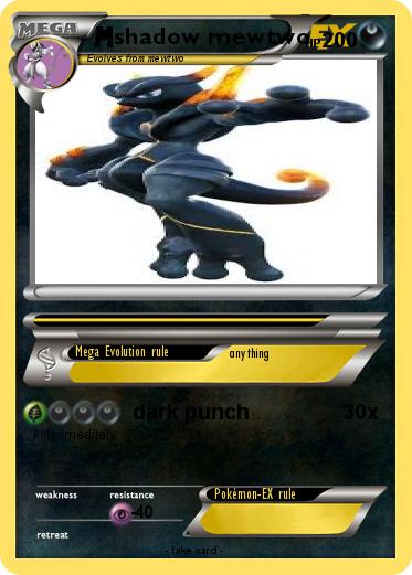 Pokemon shadow mewtwo