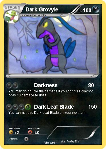 Pokemon Dark Grovyle