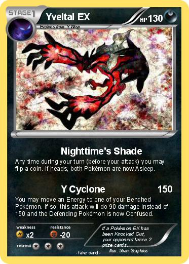 Pokemon Yveltal EX