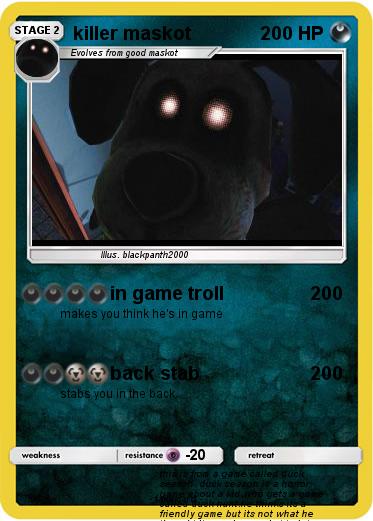 Pokemon killer maskot