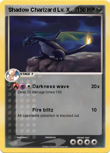 Pokemon Shadow Charizard Lv. X