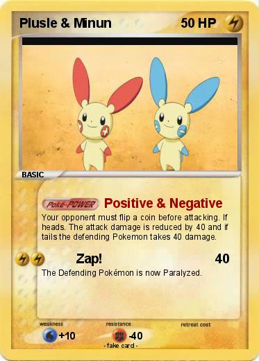 Pokemon Plusle & Minun