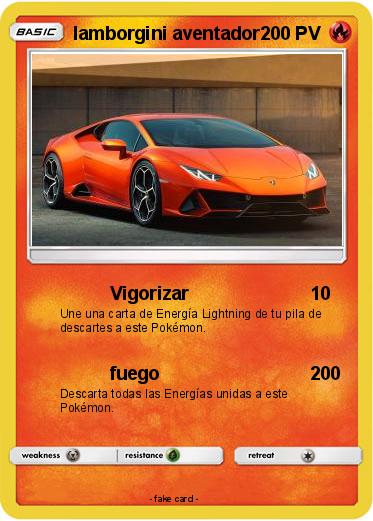 Pokemon lamborgini aventador