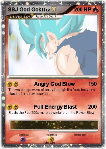 Pokemon SSJ God Goku