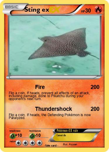 Pokemon Sting ex