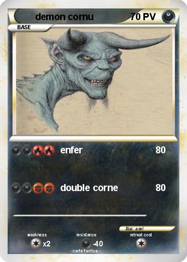 Pokemon demon cornu