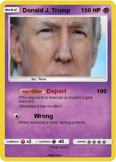 Pokemon Donald J. Trump