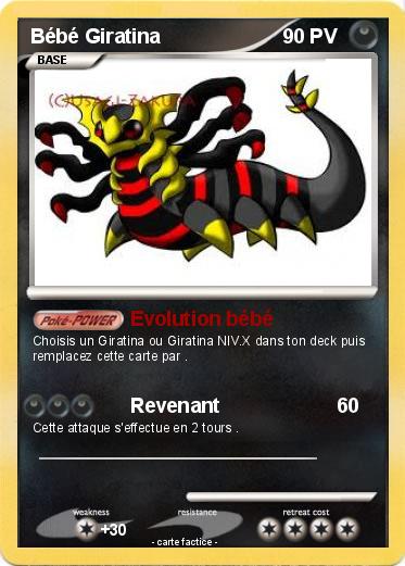 Pokemon Bébé Giratina