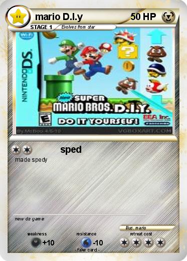 Pokemon mario D.l.y