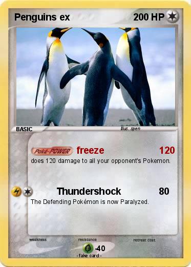Pokemon Penguins ex