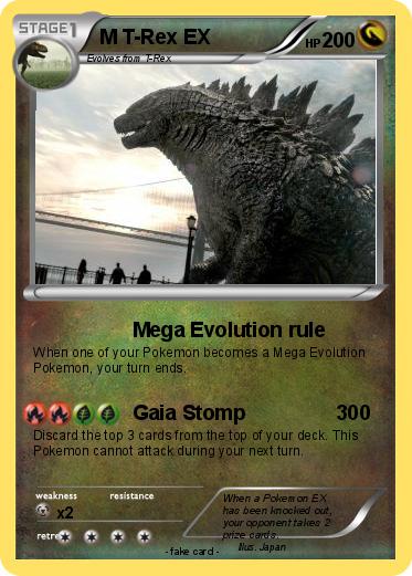 Pokemon M T-Rex EX