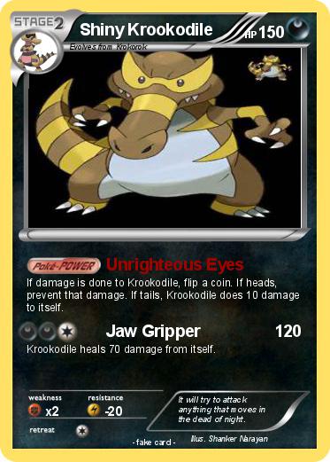 Pokemon Shiny Krookodile