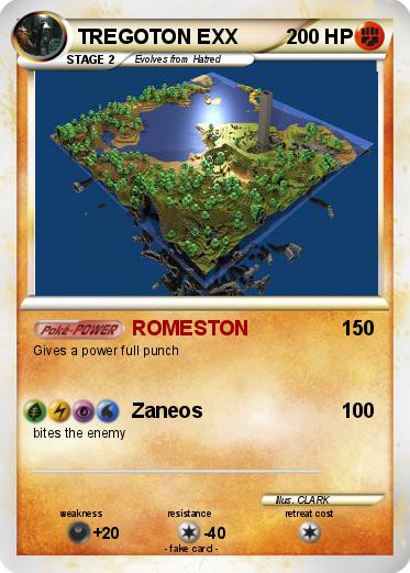 Pokemon TREGOTON EXX
