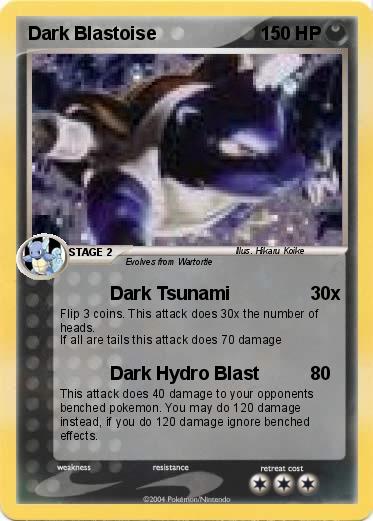 Pokemon Dark Blastoise