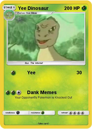 Pokemon Yee Dinosaur