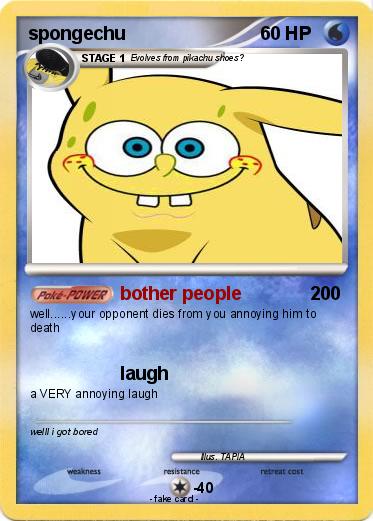 Pokemon spongechu