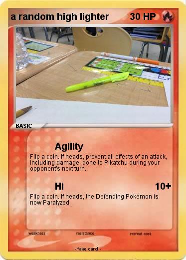 Pokemon a random high lighter