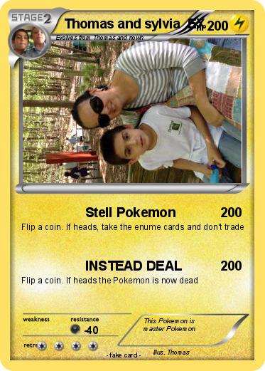 Pokemon Thomas and sylvia  EX