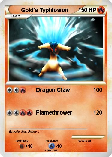 Pokemon Gold's Typhlosion