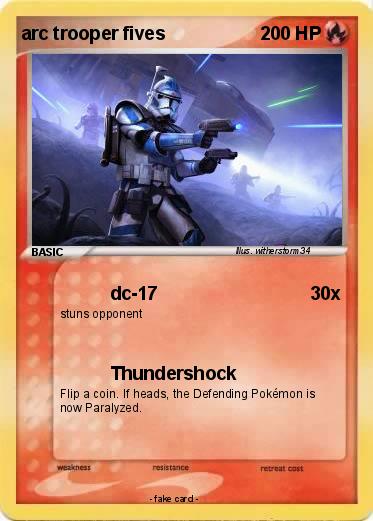 Pokemon arc trooper fives