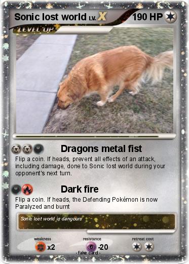 Pokemon Sonic lost world